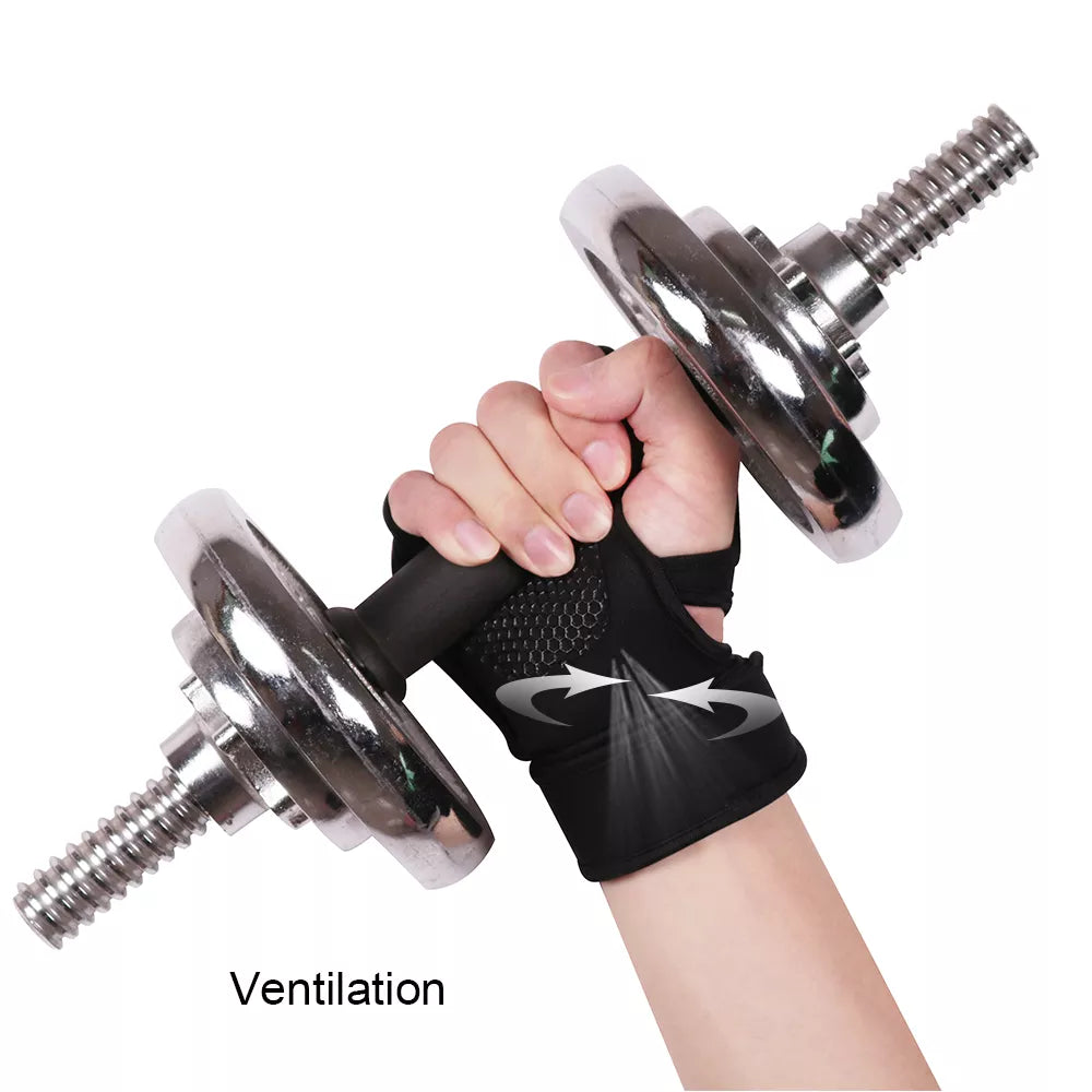 Weight Lifting Gloves With Wrist Wraps