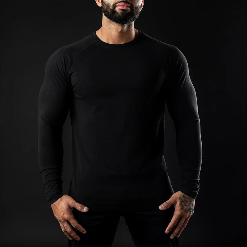 Long sleeve Cotton Workout T-shirts