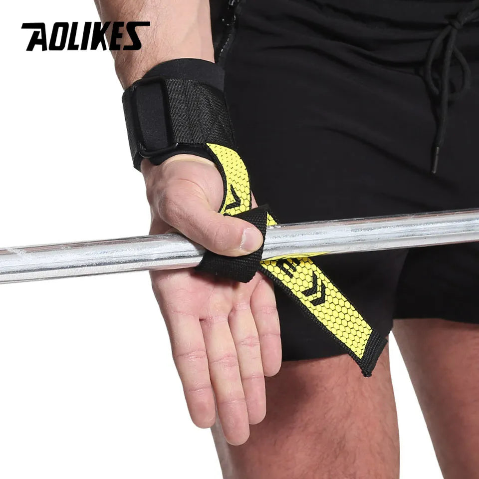 Weight lifting Grip Straps Wrist Support Bands