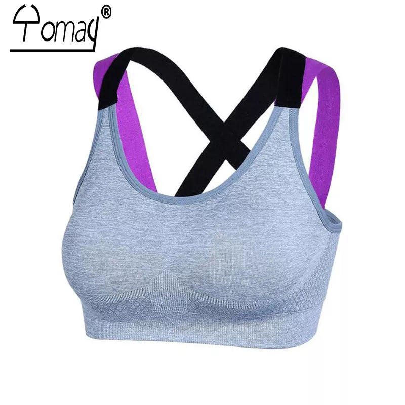 Yomay Sexy Backless Women Sports Bra