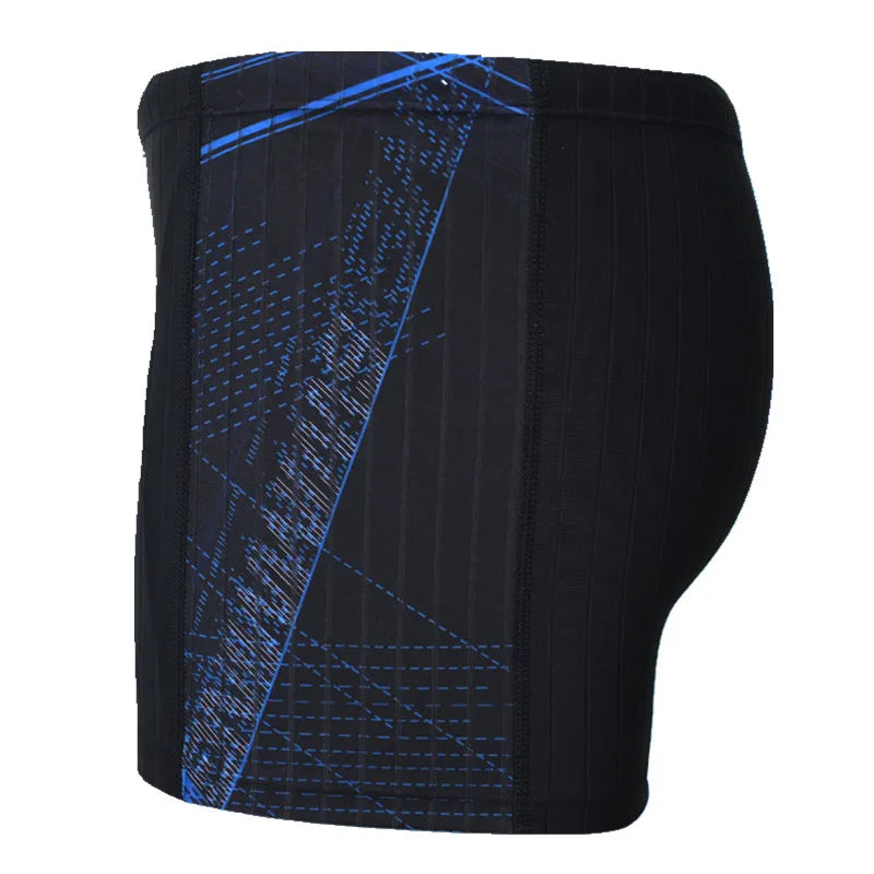 Men's Elegant Short Swimming Trunks Eye-Catching Trendy Shorts for Beach Wear