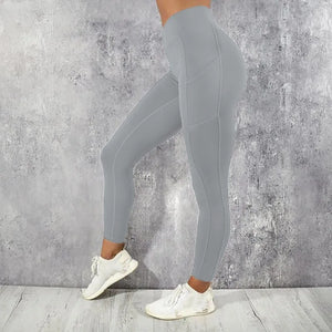 High Waist Yoga Leggings for Women Stretchy Gym Workout Tights with Pocket