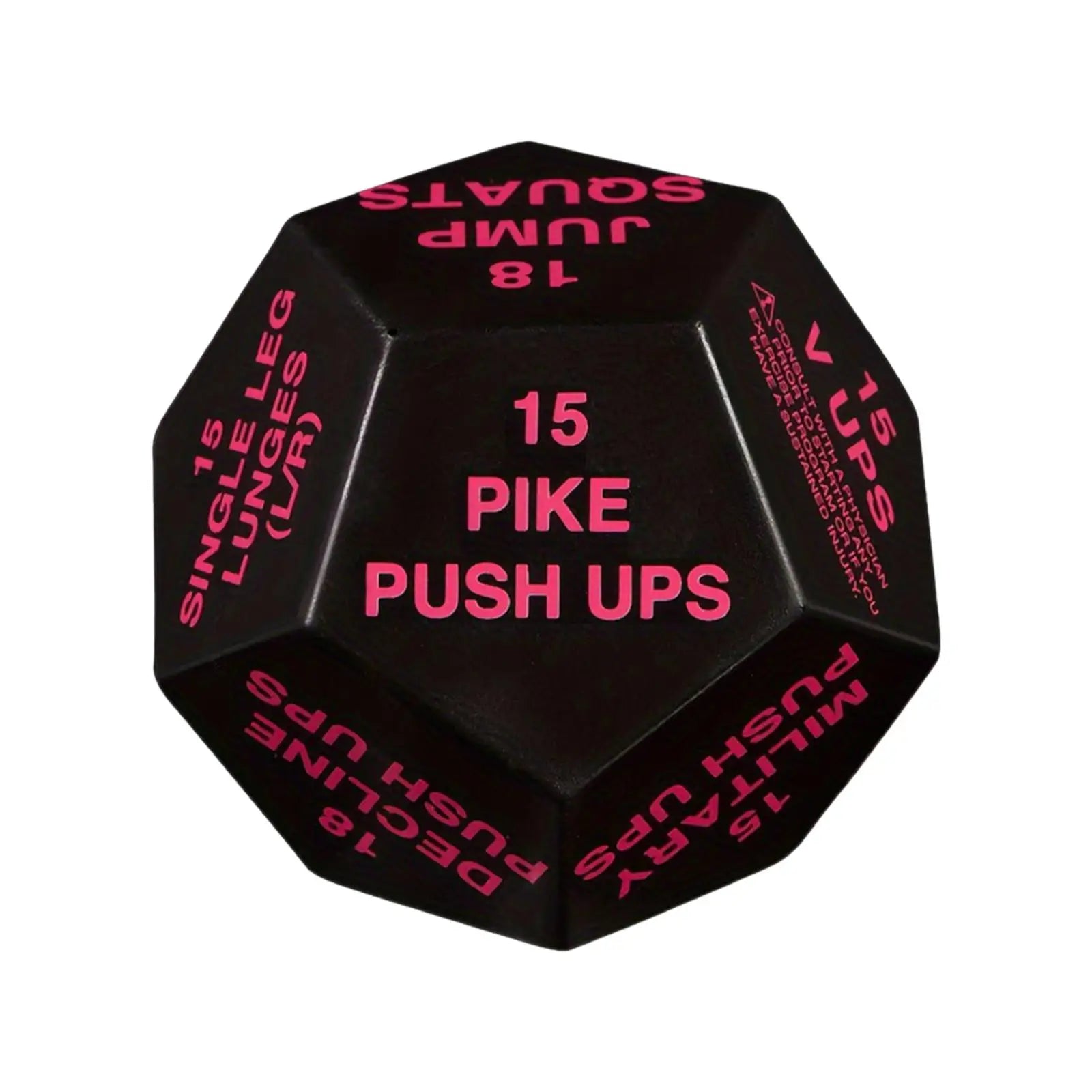 Fitness Exercise Dice 12-Sided Workout Game