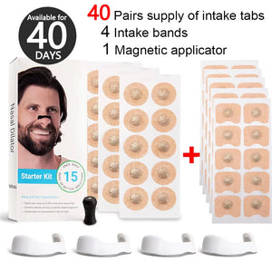 Magnetic Sports Nasal Strips Unisex Nose Dilator for Improved Air Intake Snoring Reduction & Better Sleep during Physical Activity
