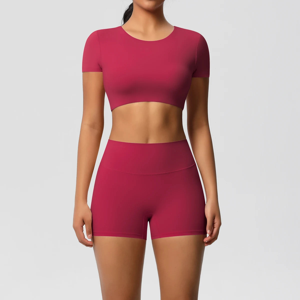 2Pcs Women's Active Wear Sports Tank Top and Leggings High-Waist Slim Fit Quick Dry Breathable Yoga Set
