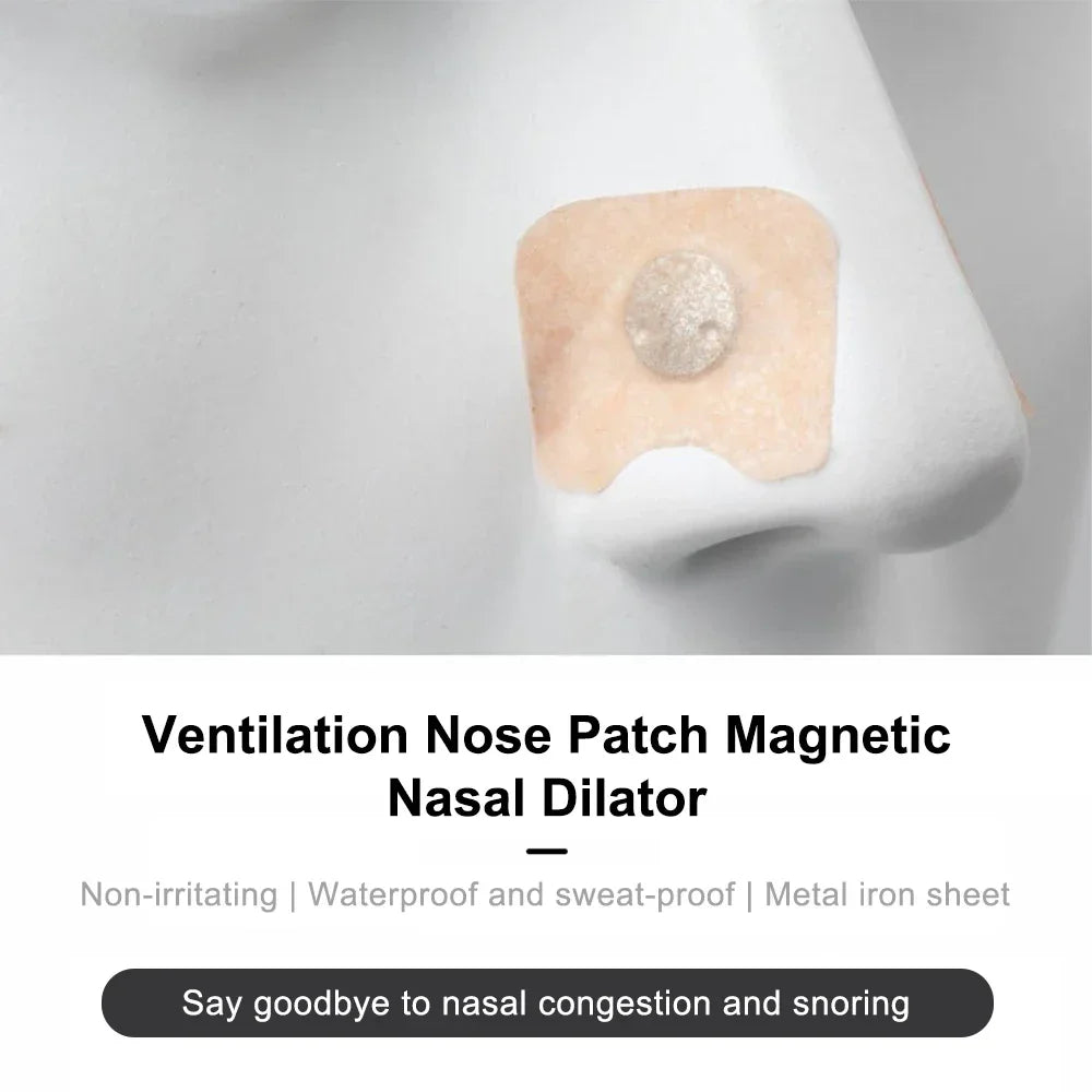Magnetic Sports Nasal Strips Unisex Nose Dilator for Improved Air Intake Snoring Reduction & Better Sleep during Physical Activity