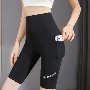 Women's High-Waist Seamless Leggings with Pocket