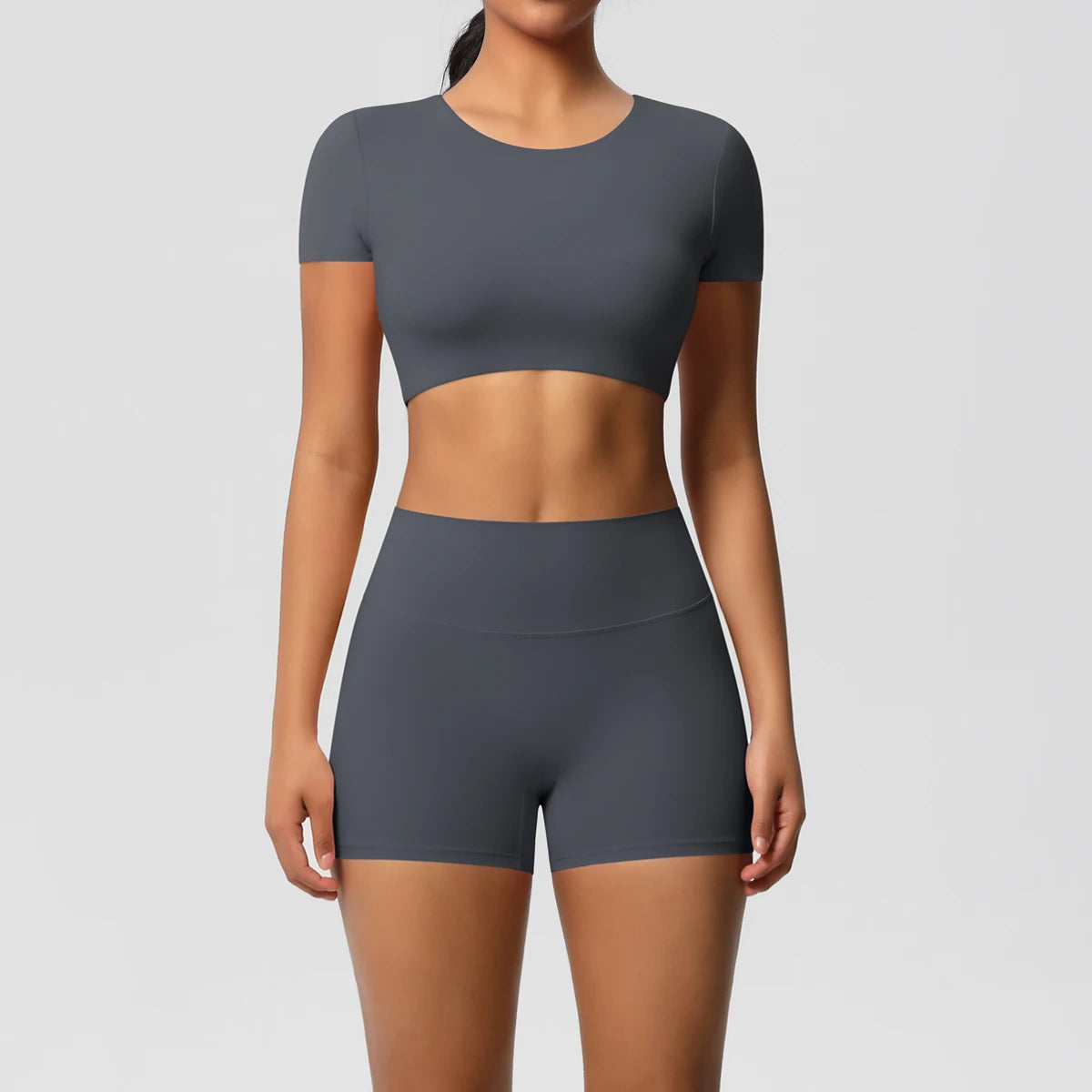 2Pcs Women's Active Wear Sports Tank Top and Leggings High-Waist Slim Fit Quick Dry Breathable Yoga Set