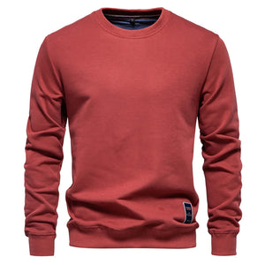 Men's 50% Cotton Crew Neck Pullover Casual Fashion Sweatshirt