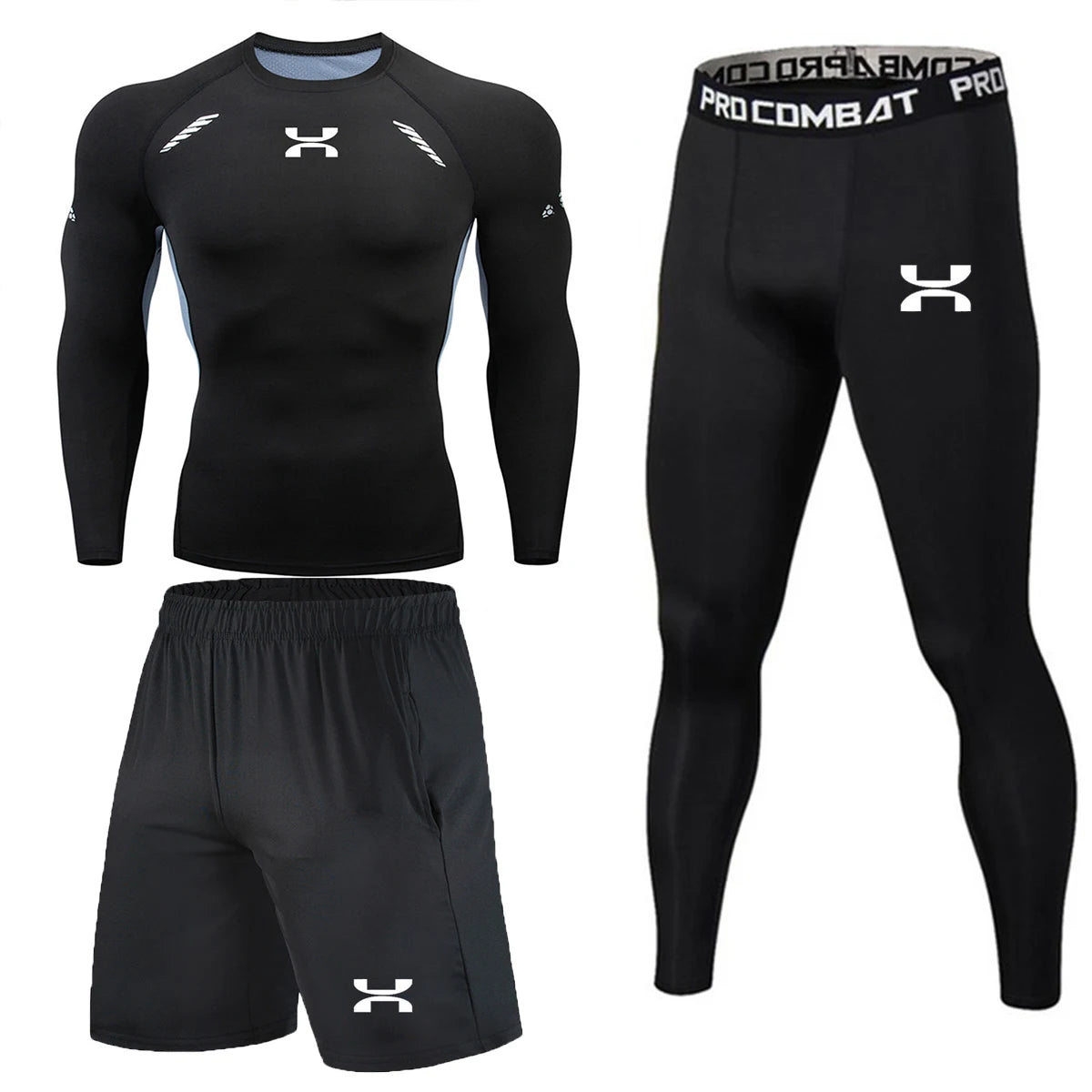 Men's Compression Set Running Tights