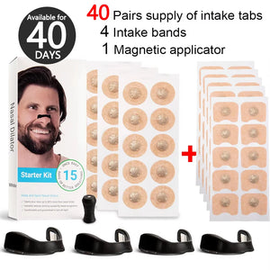 Magnetic Sports Nasal Strips Unisex Nose Dilator for Improved Air Intake Snoring Reduction & Better Sleep during Physical Activity