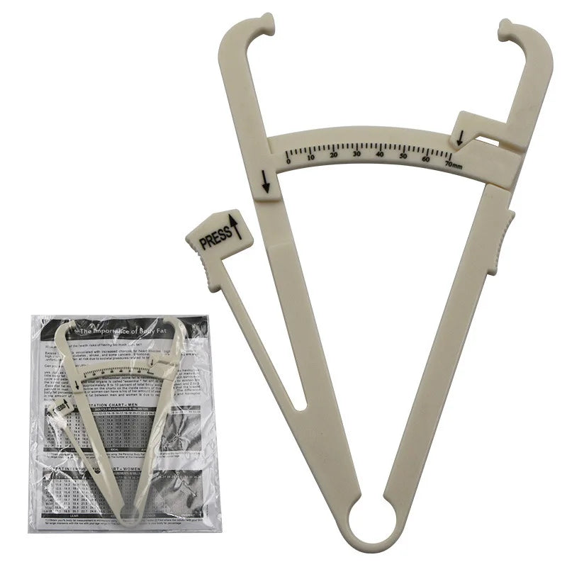 1PC Crossfit Fitness Caliper Clip Body Fat Loss Tester Slim Skin Fold Measurement Tool Gym Equipment for Fitness Measurement