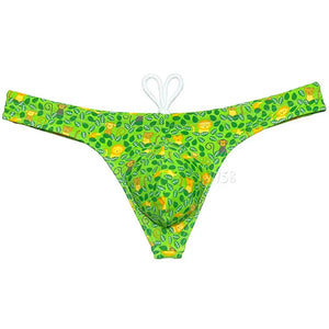 Eye Catching Sexy Men's Bikini Swimwear in Ice Silk Lining Micro Tanga Design