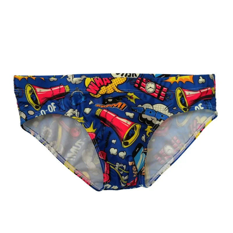 Men's Quick Dry Swim Briefs Polyester Spandex