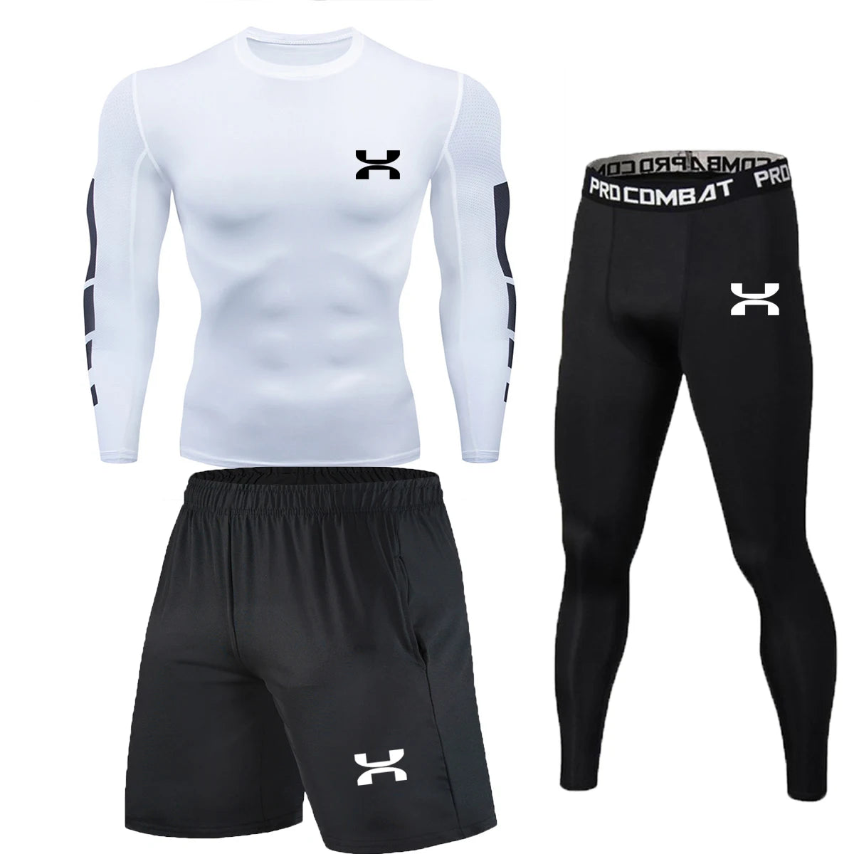 Men's Compression Set Running Tights