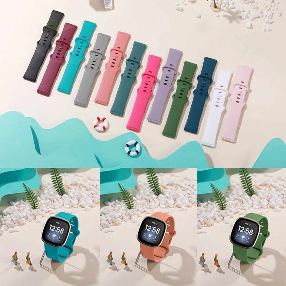 Silicone Watch Band For Fitbit Versa 3