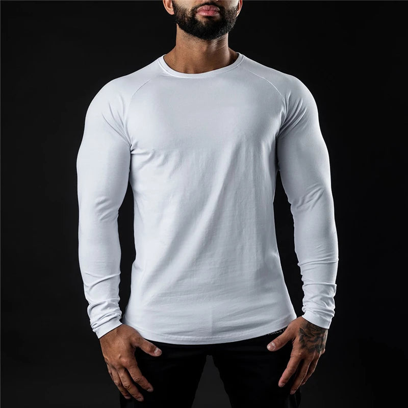 Long sleeve Cotton Workout T-shirts