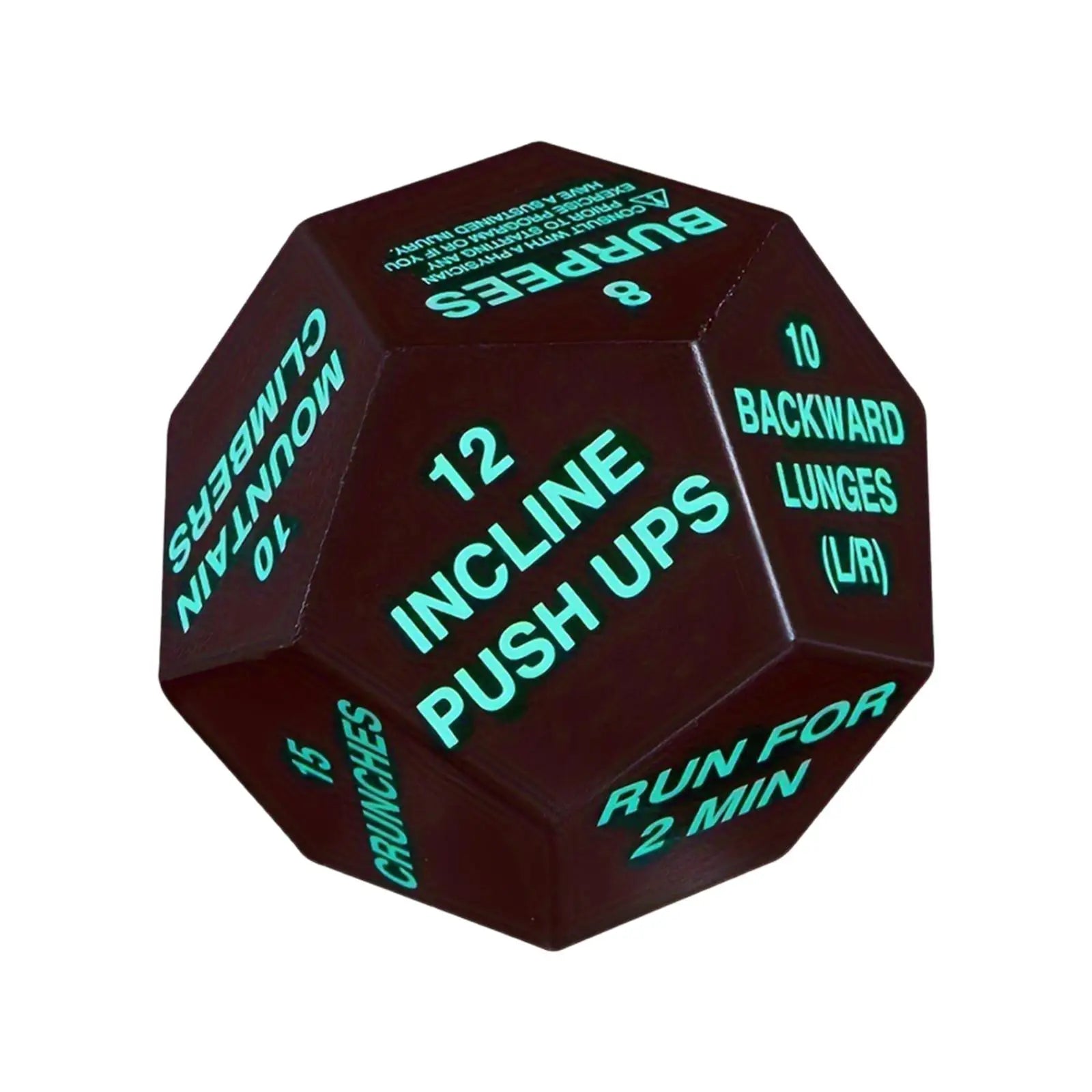 Fitness Exercise Dice 12-Sided Workout Game