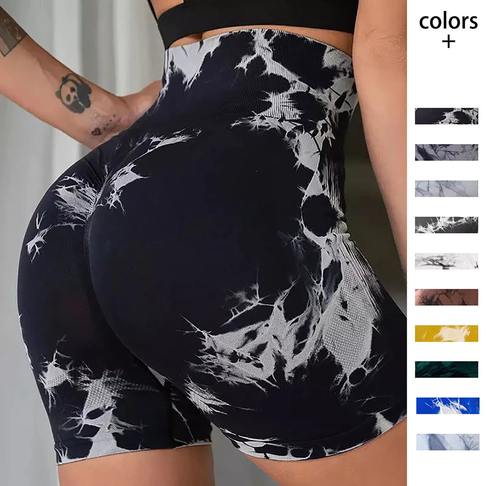 New Seamless Tie Dye Shorts