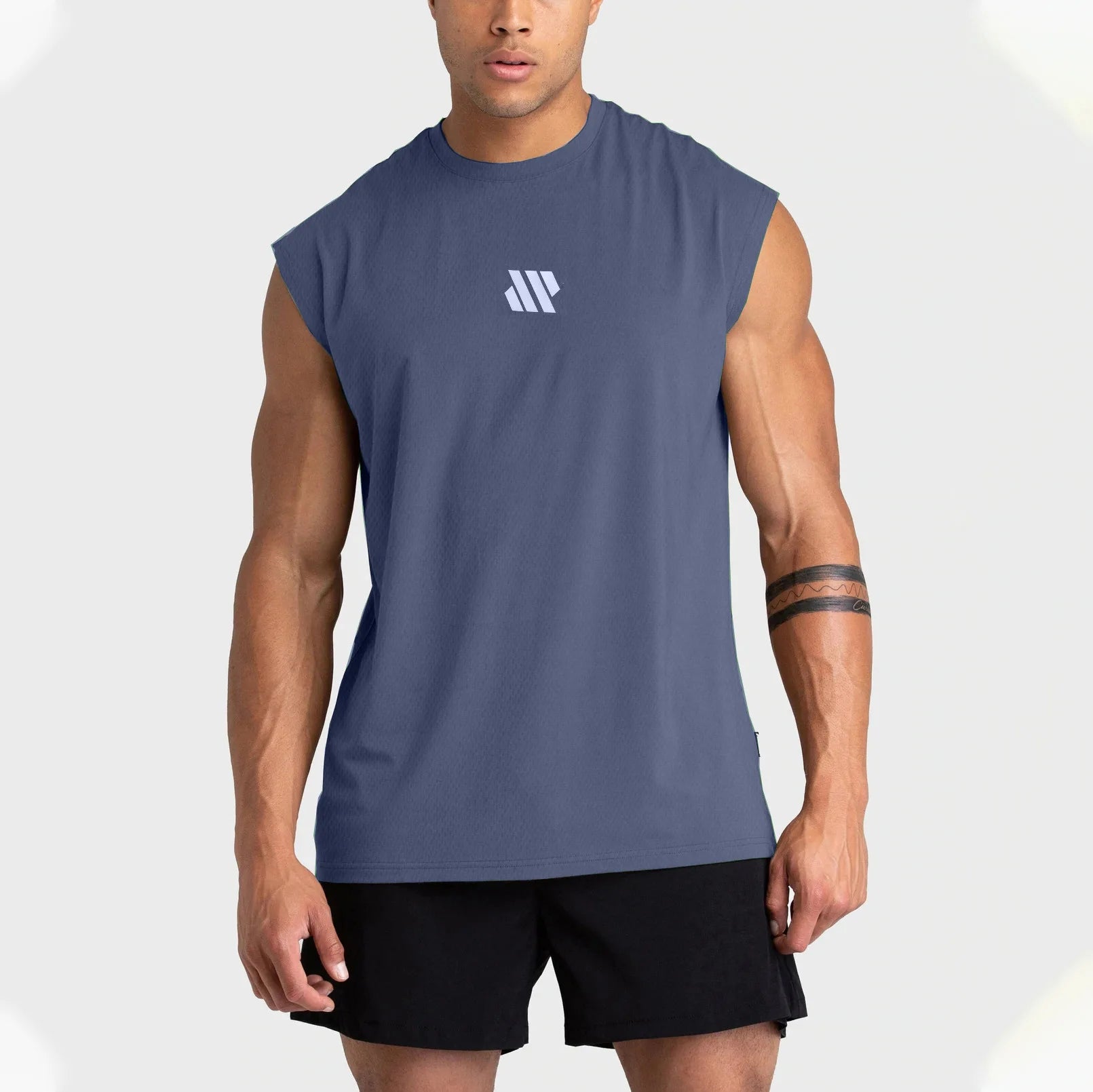 Men's Sleeveless Quick Drying Breathable T Shirt Summer Training
