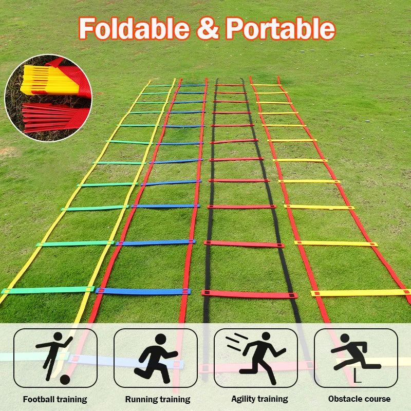 Agility Ladder Speed Training Tool Nylon Straps