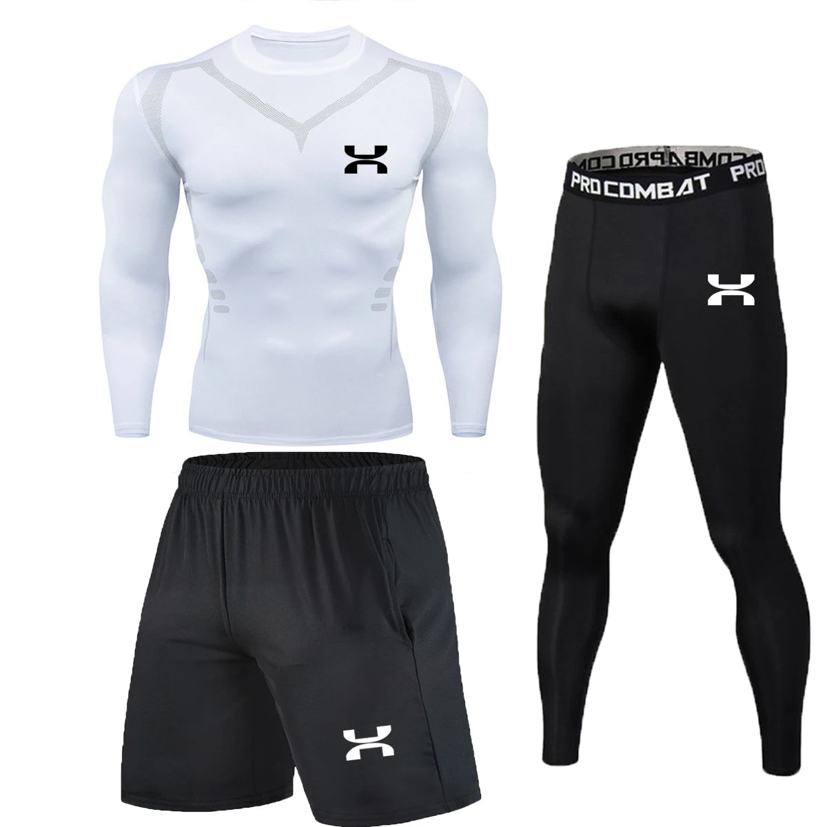 Men's Compression Set Running Tights
