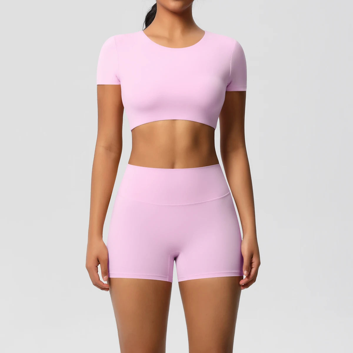 2Pcs Women's Active Wear Sports Tank Top and Leggings High-Waist Slim Fit Quick Dry Breathable Yoga Set