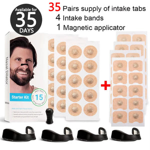 Magnetic Sports Nasal Strips Unisex Nose Dilator for Improved Air Intake Snoring Reduction & Better Sleep during Physical Activity