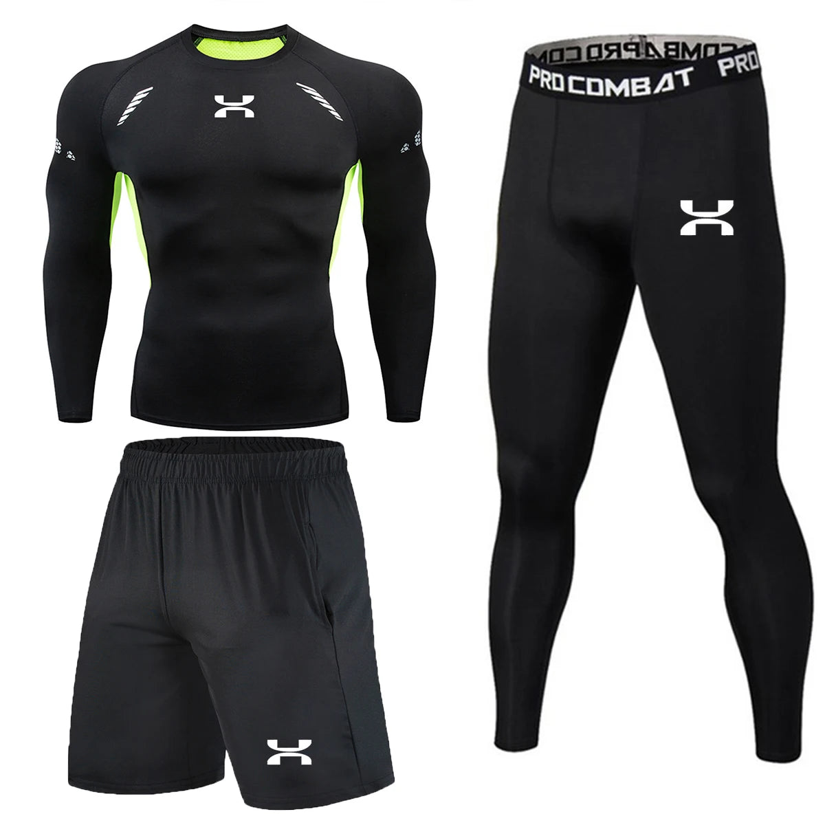 Men's Compression Set Running Tights