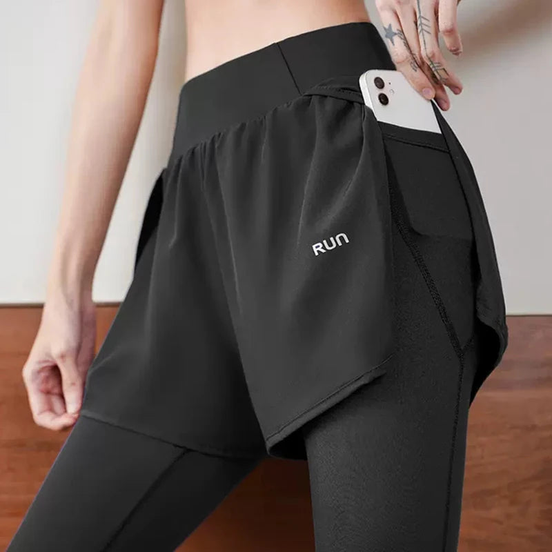 OEING Women's Running Leggings with Pocket