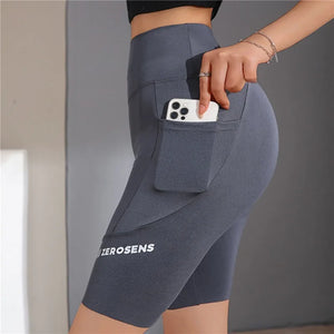 Women's High-Waist Seamless Leggings with Pocket