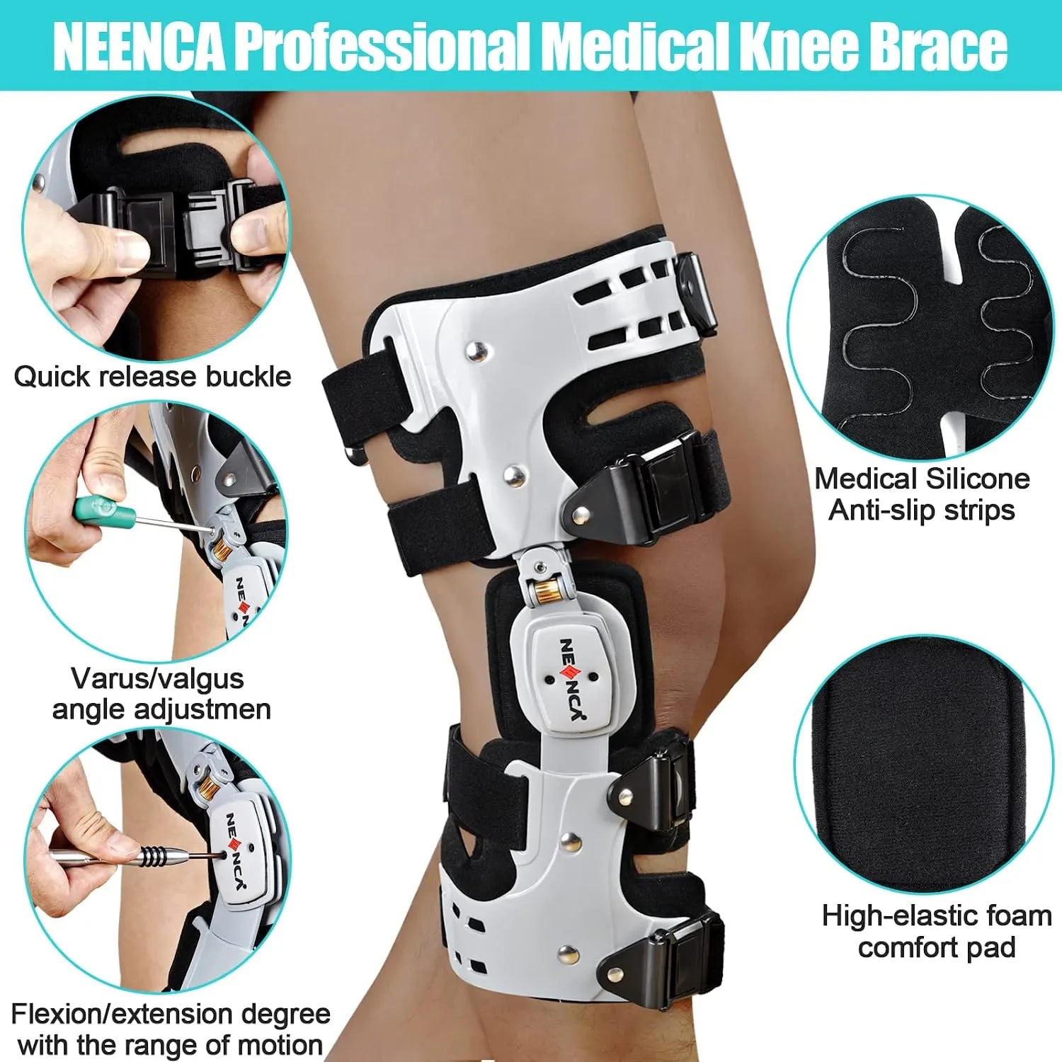 Adjustable Hinged Knee Brace