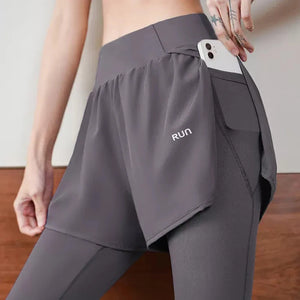OEING Women's Running Leggings with Pocket