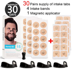 Magnetic Sports Nasal Strips Unisex Nose Dilator for Improved Air Intake Snoring Reduction & Better Sleep during Physical Activity