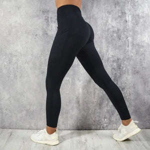 High Waist Yoga Leggings for Women Stretchy Gym Workout Tights with Pocket