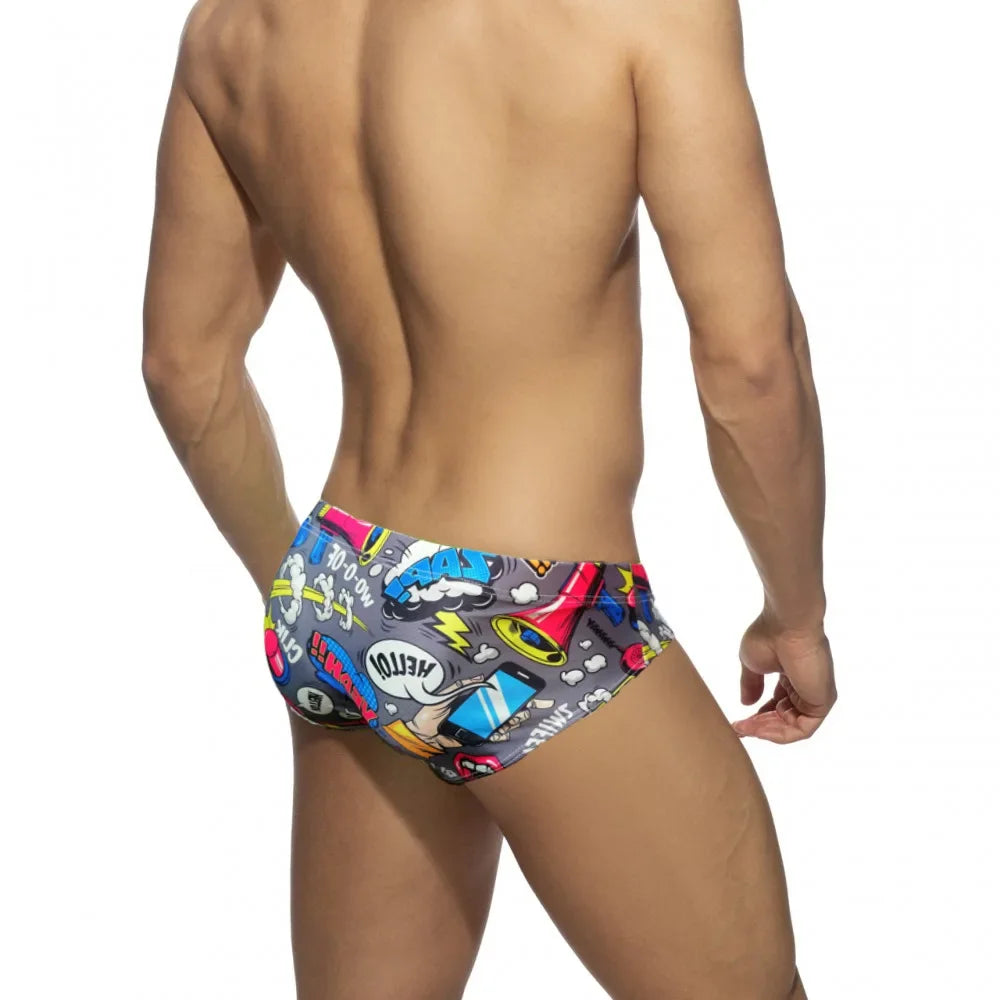 Men's Quick Dry Swim Briefs Polyester Spandex