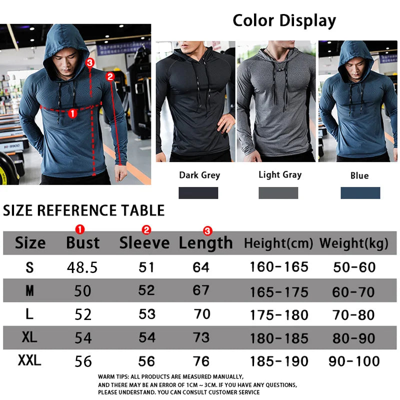 Men's Fitness Hoodie