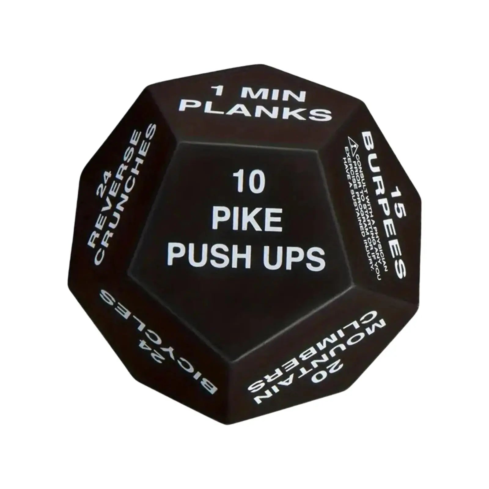 Fitness Exercise Dice 12-Sided Workout Game