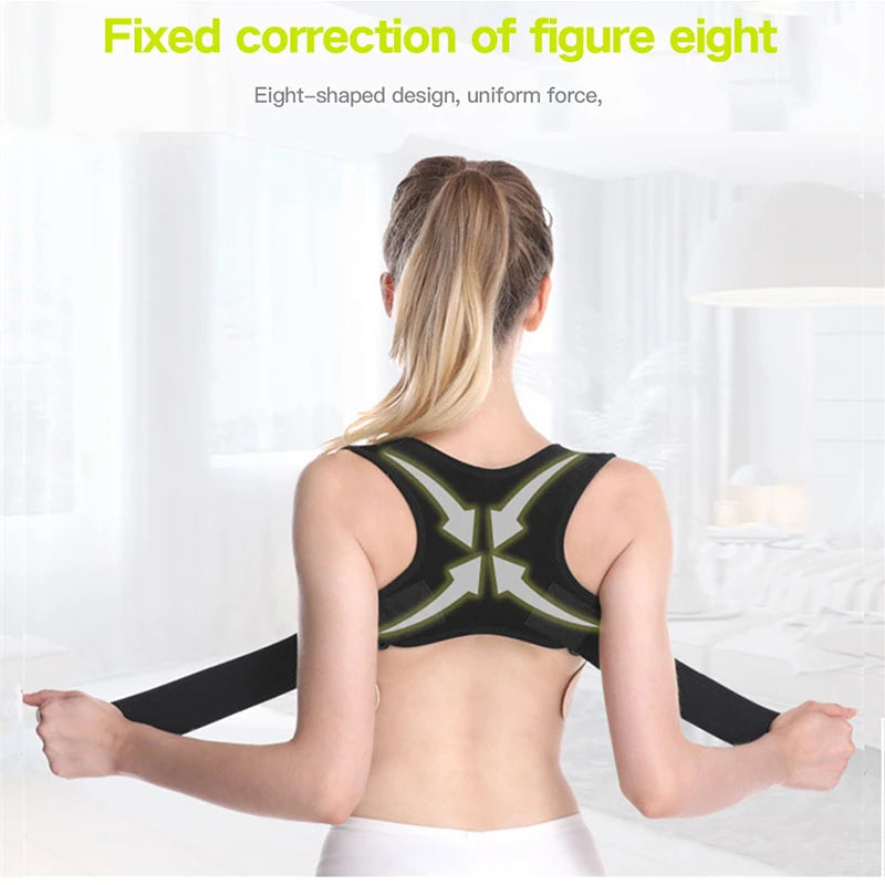 Adjustable Posture Corrector Back Brace Medical Shoulder Support for Humpback Prevention Back Health Care L-M-XL Sizes