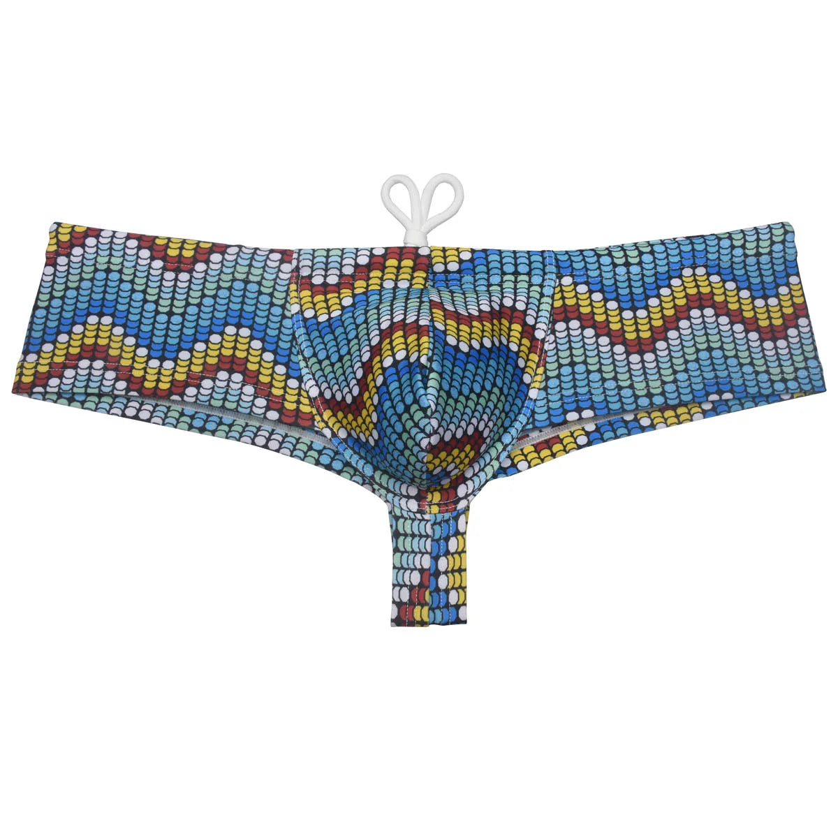 Men's Quick-Drying Drawstring Low-rise Thong for Swimming