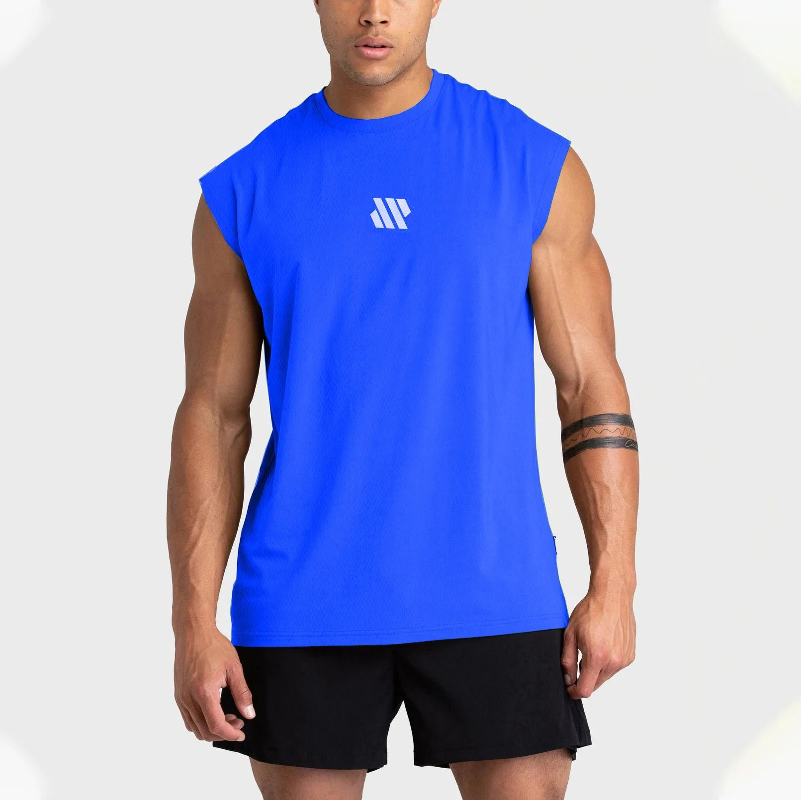 Men's Sleeveless Quick Drying Breathable T Shirt Summer Training