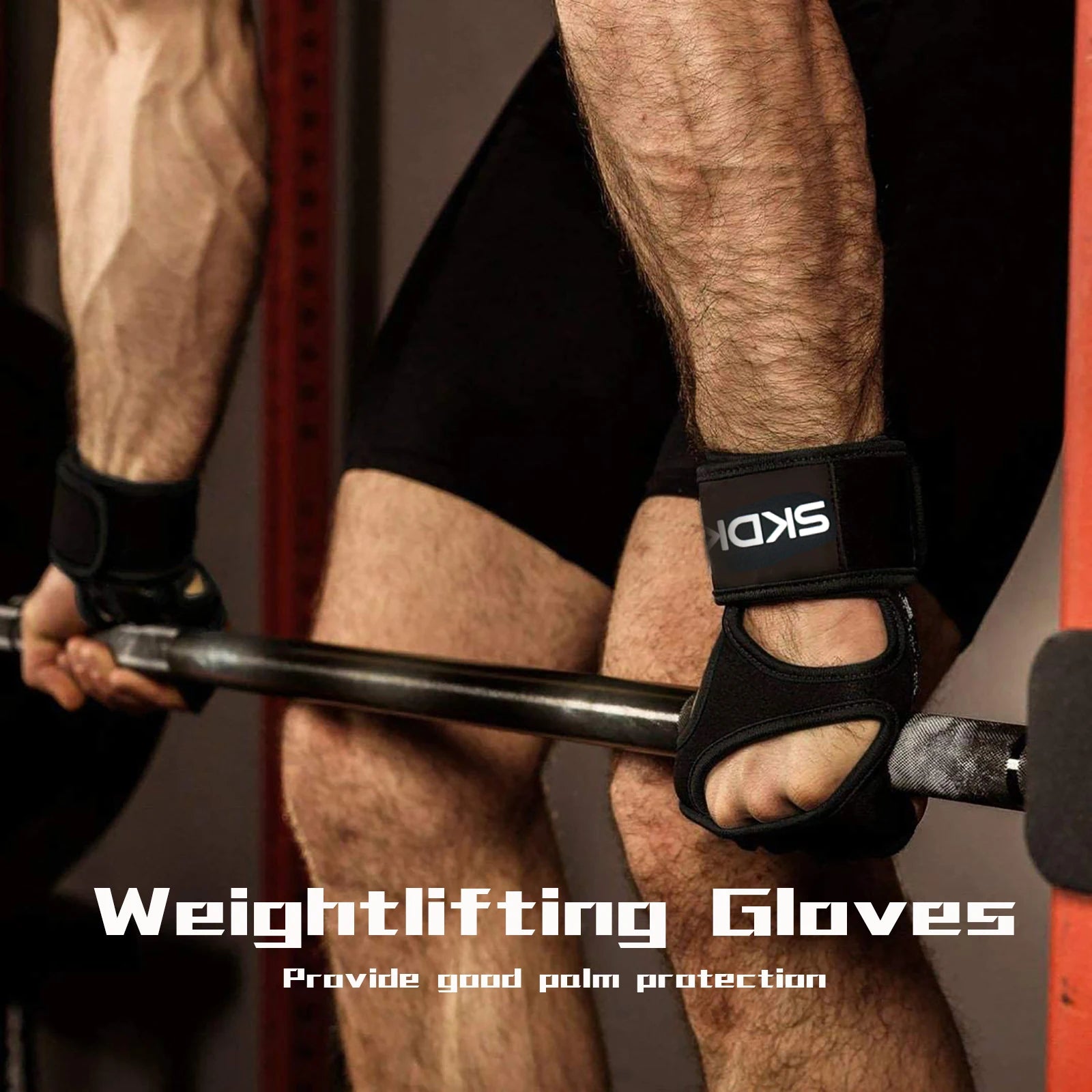 Weight Lifting Gloves With Wrist Wraps