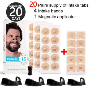 Magnetic Sports Nasal Strips Unisex Nose Dilator for Improved Air Intake Snoring Reduction & Better Sleep during Physical Activity