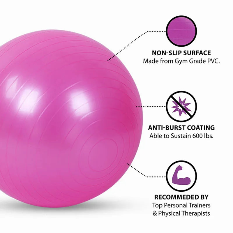 PVC Fitness Balls 45cm/55cm/65cm/75cm/85cm