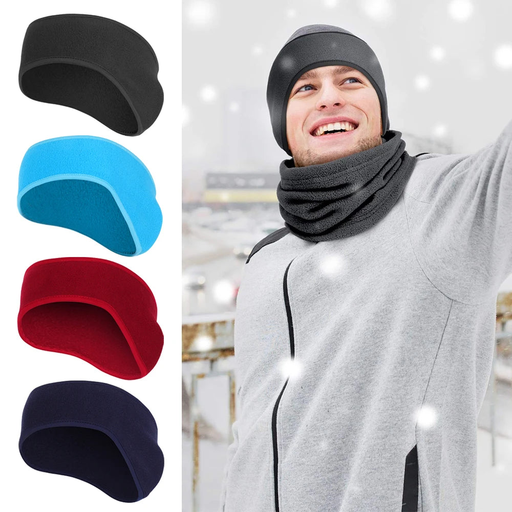 Fleece Fabric Headband Winter Sweatband