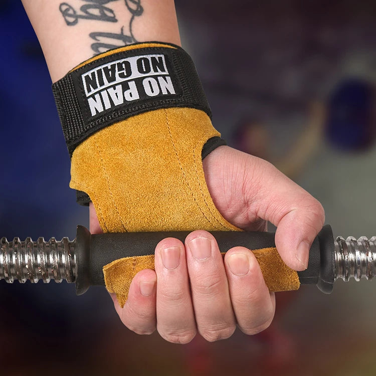 Cowhide Gym Gloves