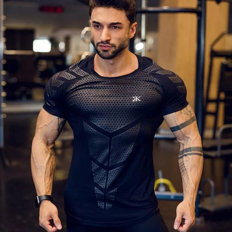 large Men Compression T-shirt