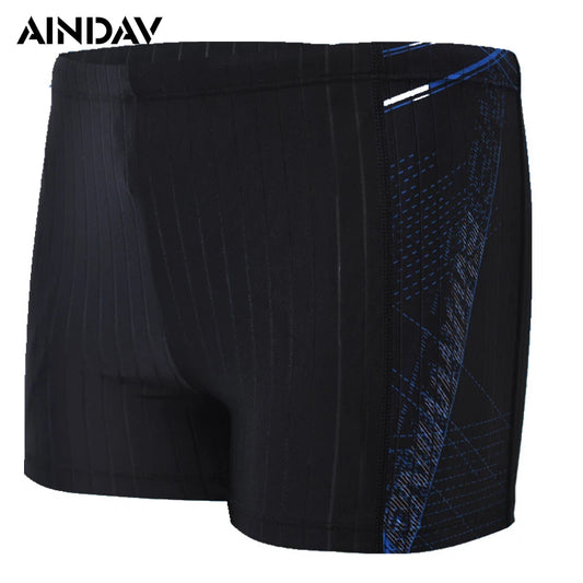 Men's Elegant Short Swimming Trunks Eye-Catching Trendy Shorts for Beach Wear