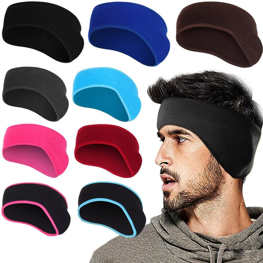 Fleece Fabric Headband Winter Sweatband