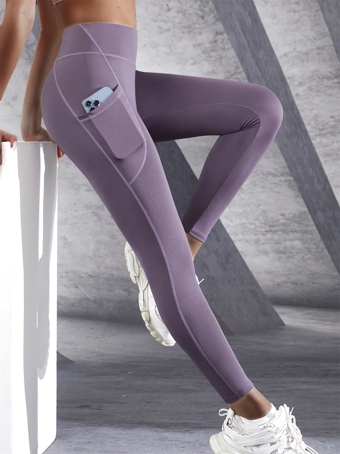 High Waist Women's Yoga Leggings with Pockets